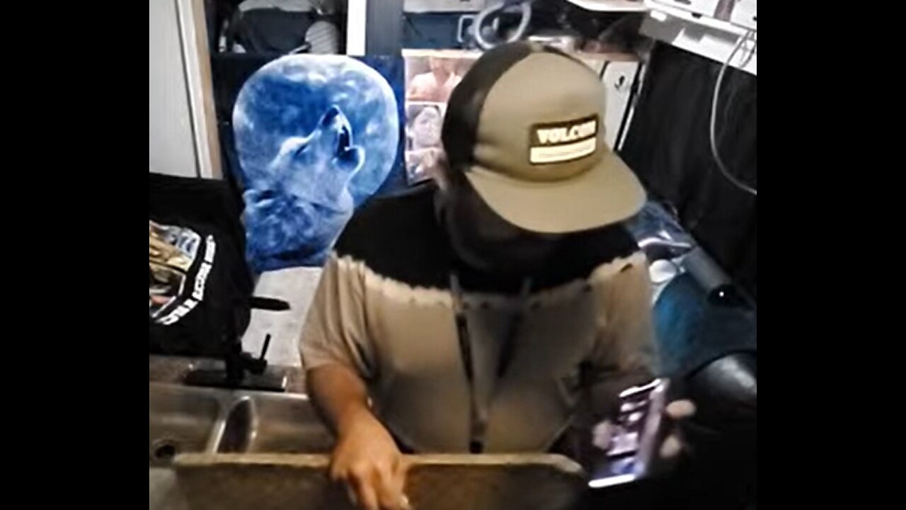 IP2 Stories - Mike Strokeoff Trying to Calm Zoe Down on the RV!