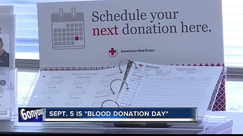 GOVERNOR OTTER PROCLAIMS "BLOOD DONATION DAY"