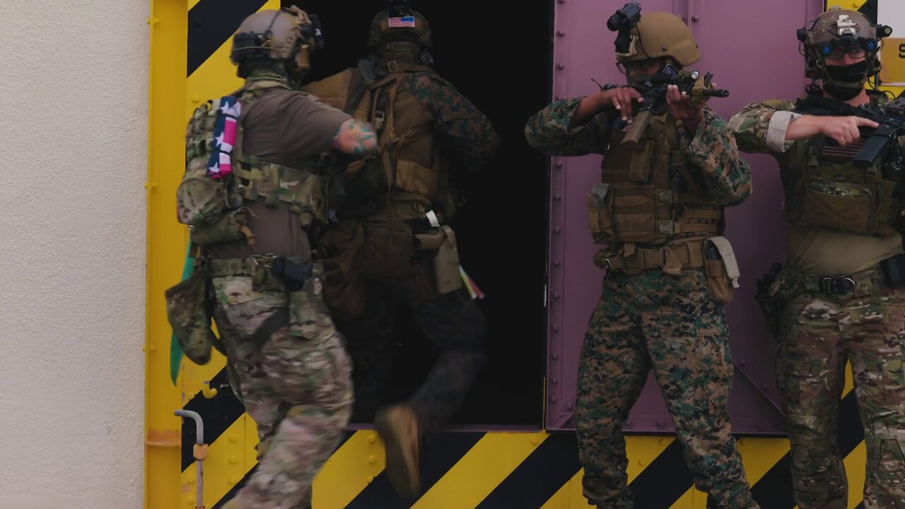 Recon Marines and U.S. Army Special Forces Conduct Raid Training at Naha Port