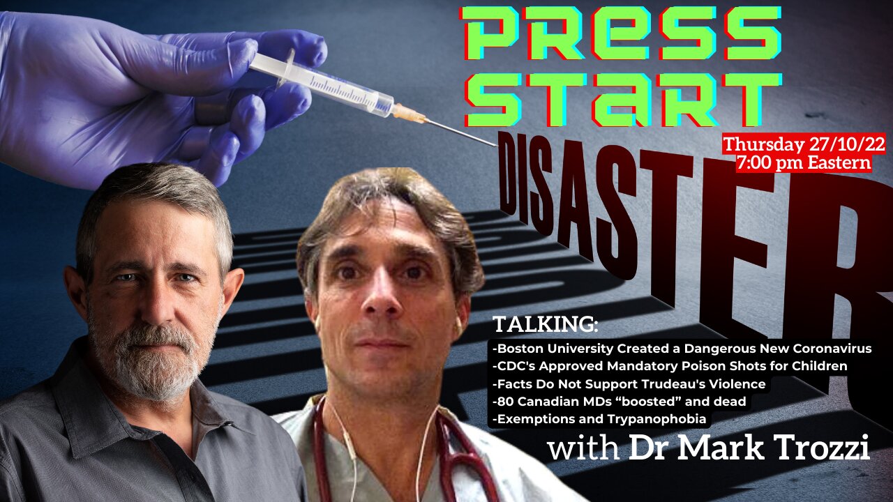 Disaster? Awareness with Dr Mark Trozzi