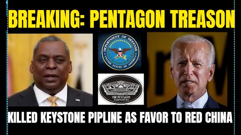 BREAKING: Pentagon Treason-Biden Admin. aids and abets foreign & domestic enemies