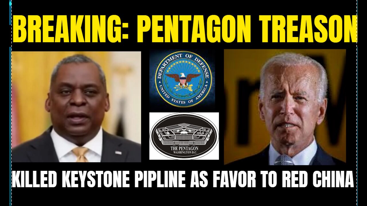 BREAKING: Pentagon Treason-Biden Admin. aids and abets foreign & domestic enemies