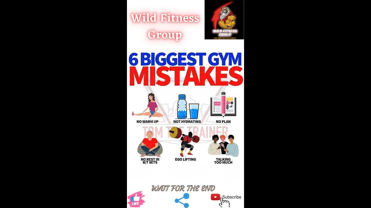 🔥6 biggest gym mistakes🔥#shorts🔥#viralshorts🔥#fitnessshorts🔥#wildfitnessgroup🔥