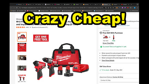 Crazy Milwaukee Tool Deals At Home Depot On Clearance