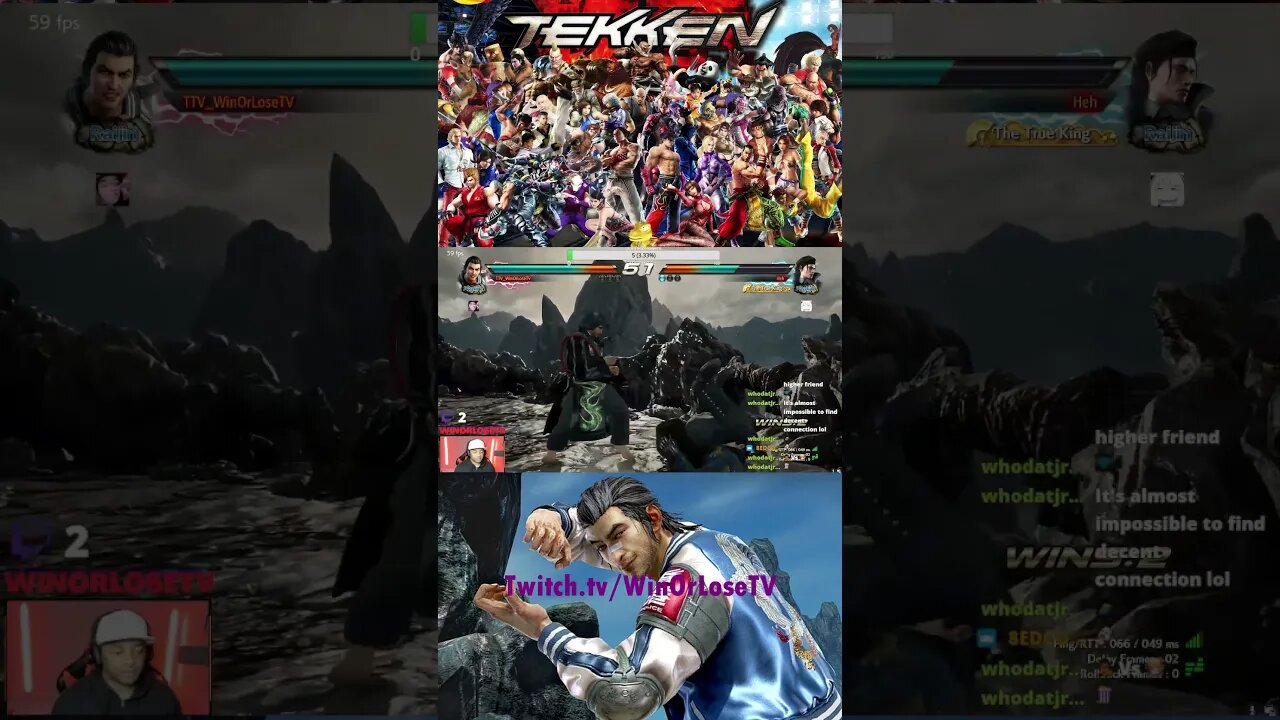 Tekken 7 Lei Wulong Match Highlight #49 #shorts #tekken7