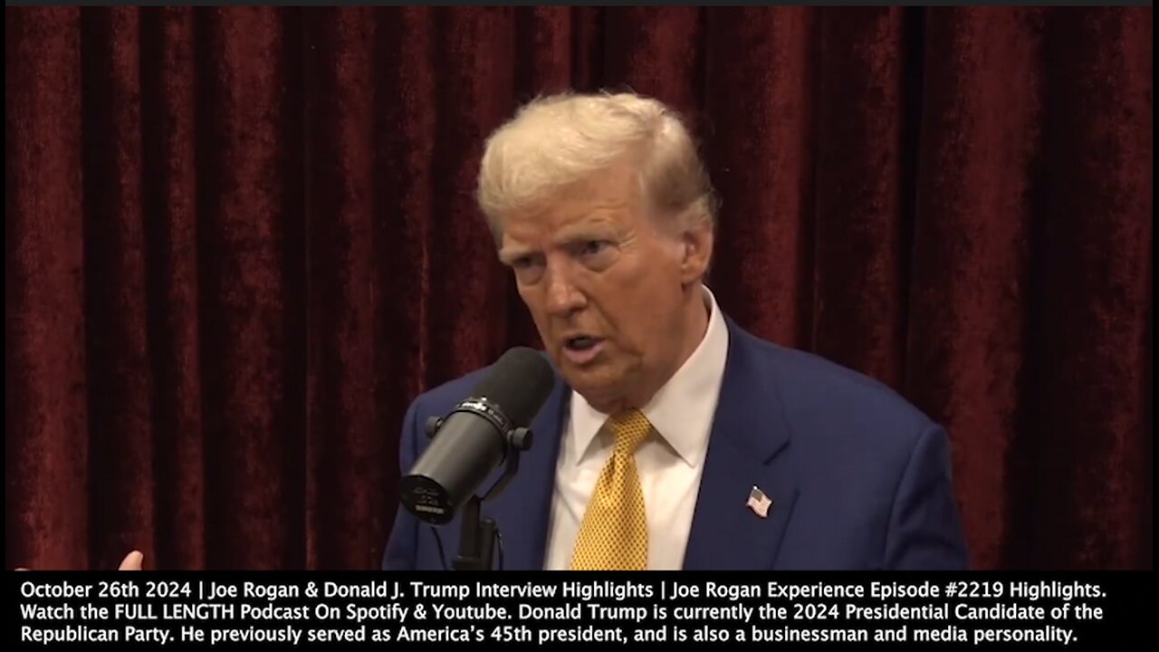 Joe Rogan & Donald J. Trump Interview Highlights | "I Don't Know of Anybody That Wants Open Borders. Nobody Has Ever Come Up to Me & Said President You've Gotta Let the World Come Into Our Country!"