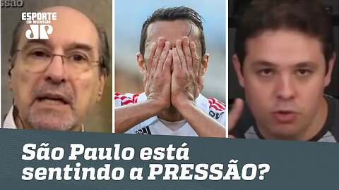 O líder São Paulo está SENTINDO a PRESSÃO? Veja DEBATE!