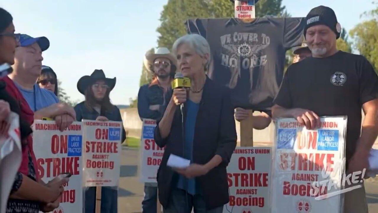 Jill Stein Gives Striking Boeing Workers A Pep Talk And Talks Socialism