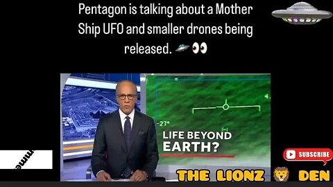 PENTAGON CHIEF SAYS: "GIANT FATHERSHIP SENDING OUT SMALLER SHIPS INTO EARTHS ORBIT!!!"