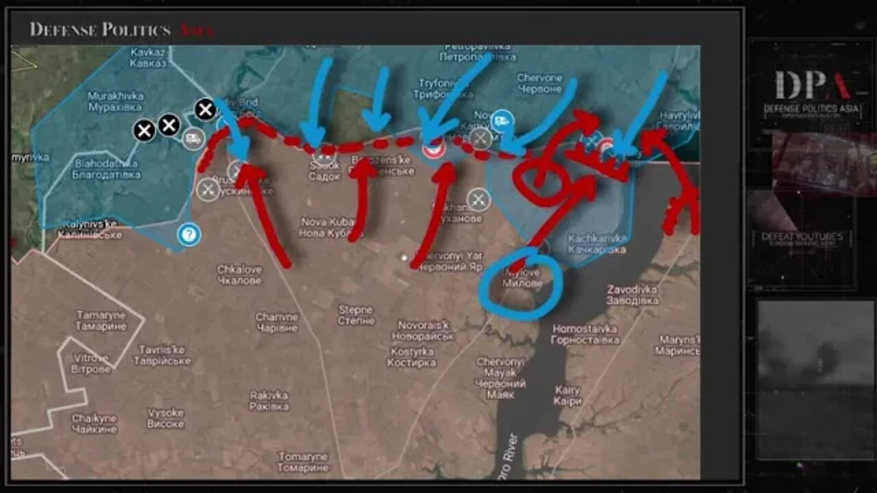 [ Kherson Offensive ] Ukraine attack from 5 directions! Russia lines held strong; Dudchany contested