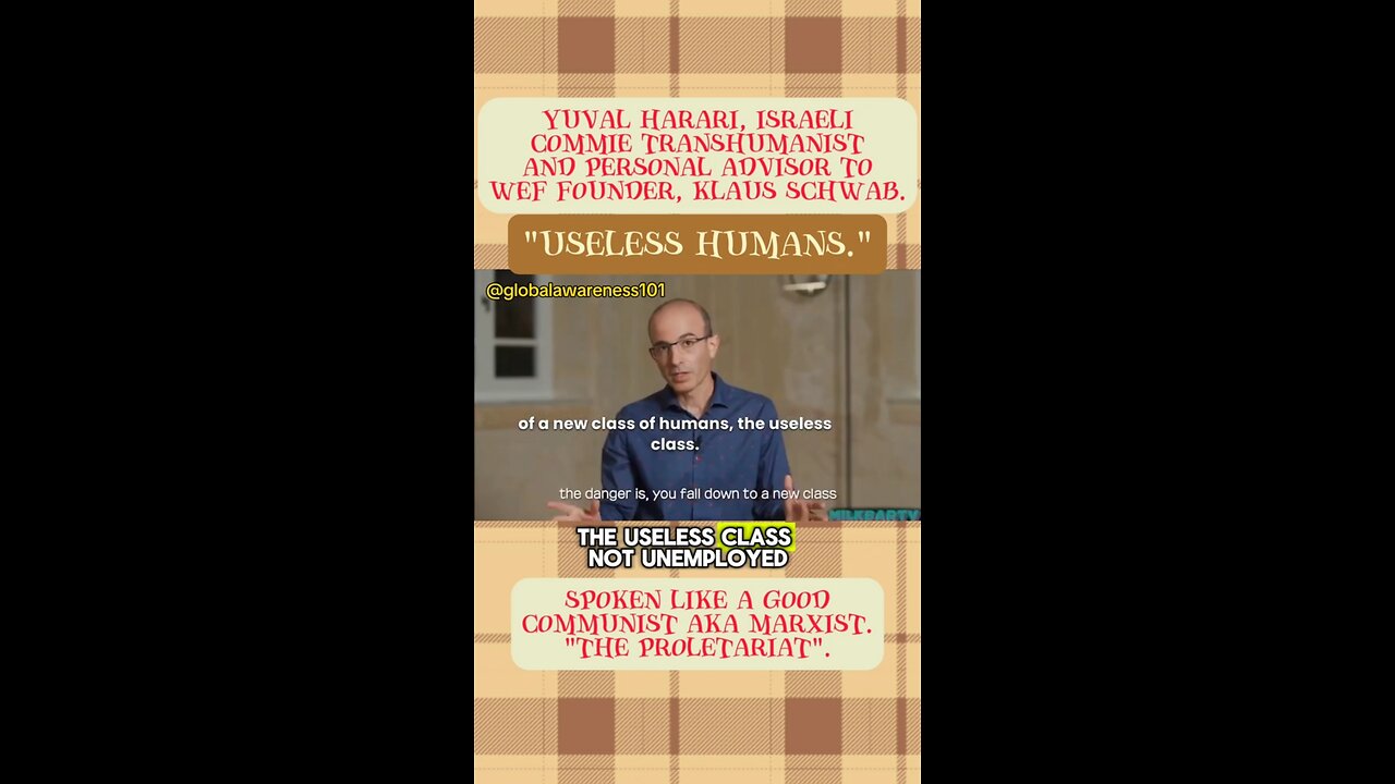 Yuval Noah Harari Explains How Transhumanism Creates Class Of Useless Humans