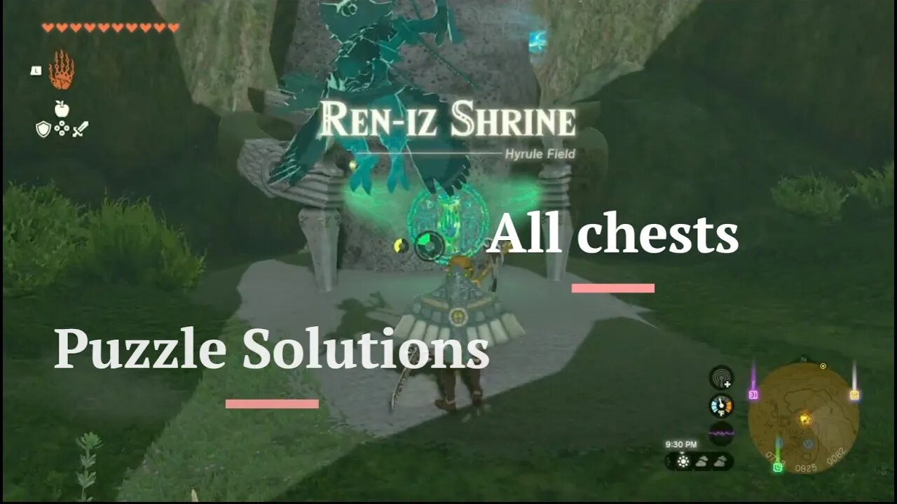 Ren Iz Shrine Puzzle Solution All Chests Zelda TOTK Tears Of The Kingdom