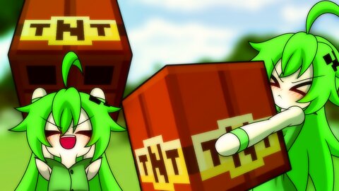 Creeper-Girl TNT Time (Minecraft Anime)