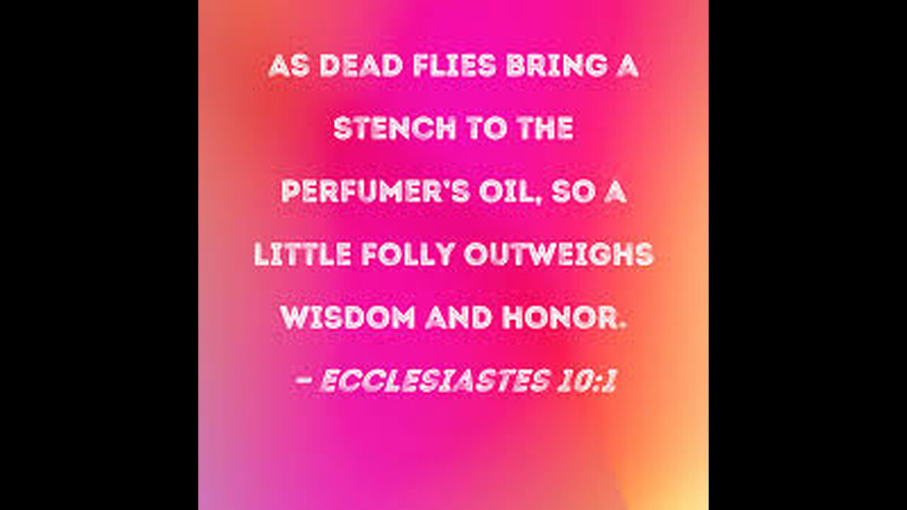 The Disease and the Stench of Sin