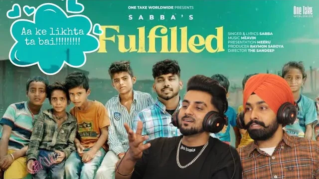 Fulfilled (Official Video Reaction) | Sabba | Meavin | Latest Punjabi Songs 2023 | Balraj_0309