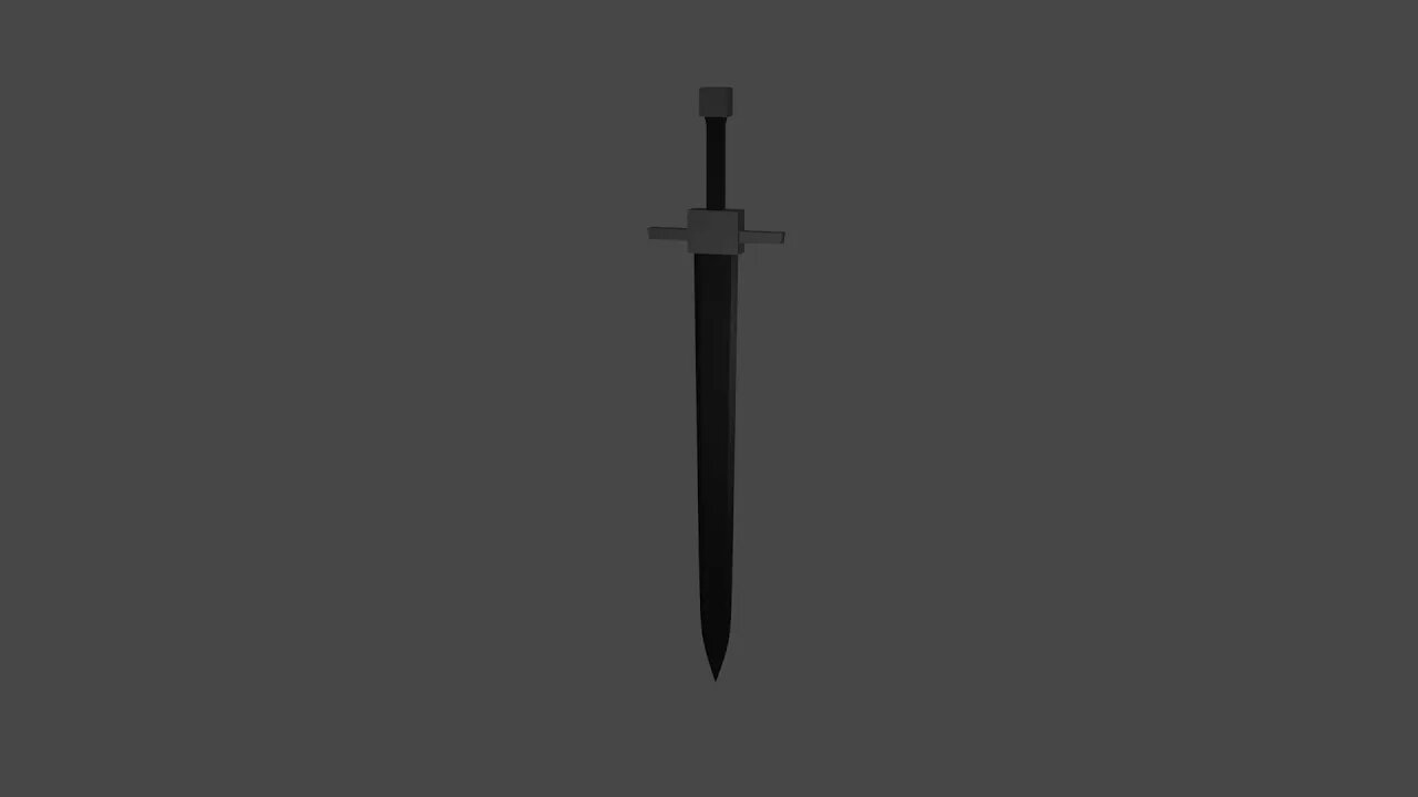 Making the Crossguard, hilt, and pommel of Dyrnwn - Blender Male Grindset