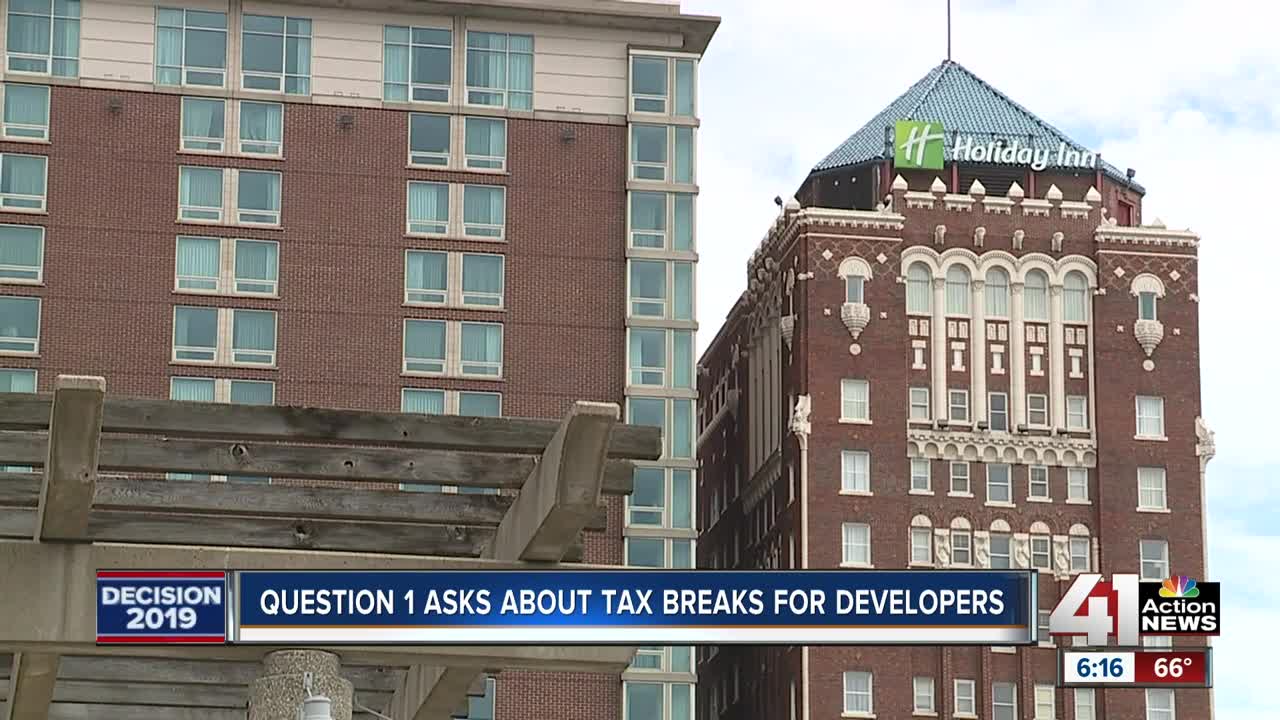 KCMO voters to tackle tax incentives in Question 1 on Tuesday's ballot