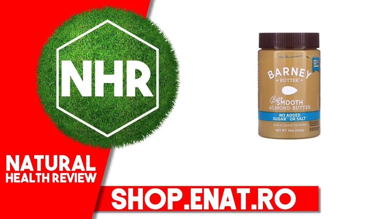 Barney Butter, Bare Almond Butter, Smooth, 16 oz (454 g)