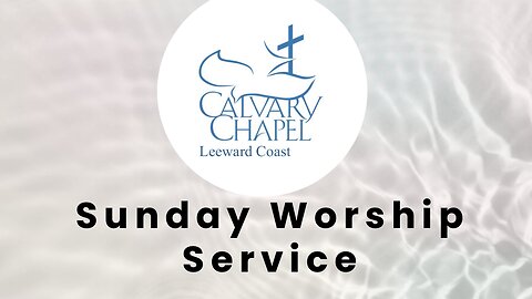 Sunday Mornkjg Worship Service 9/8/2024