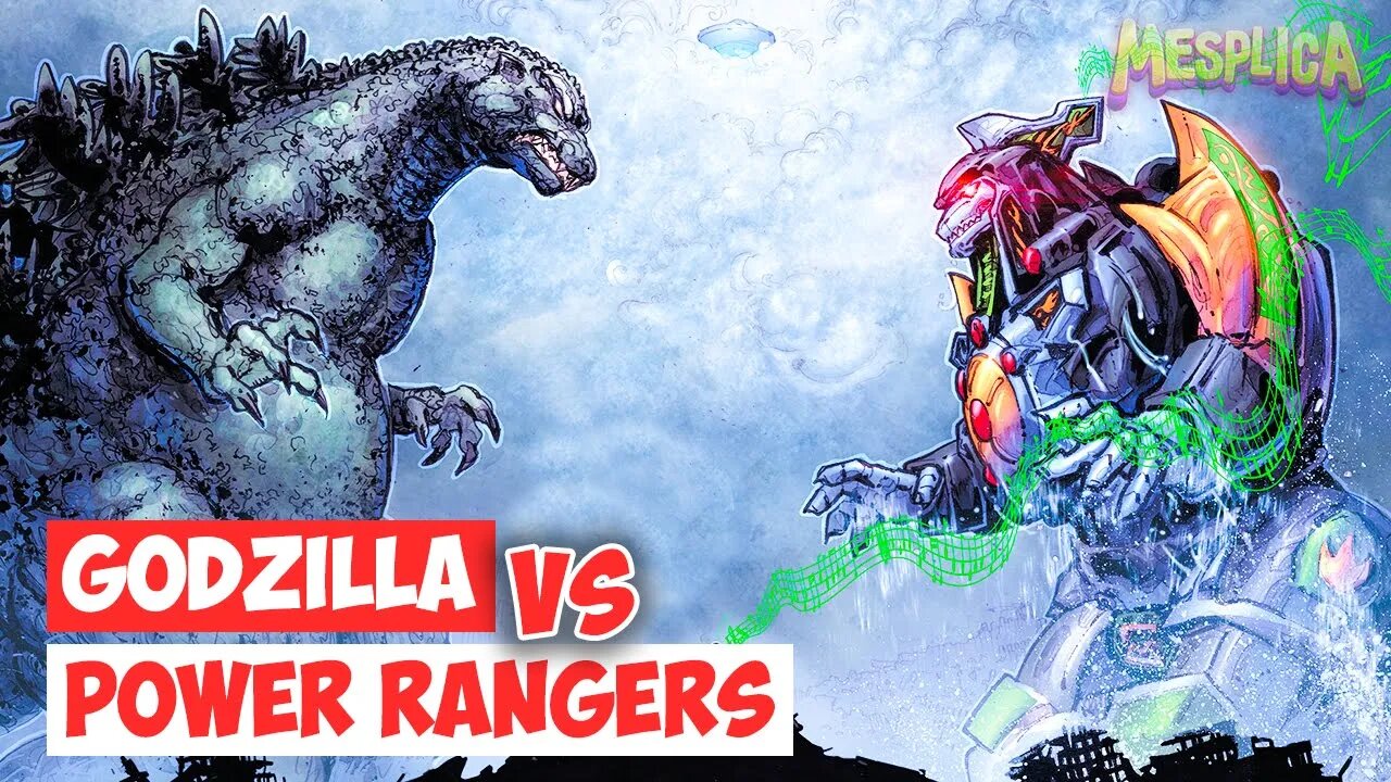 GODZILLA VS POWER RANGERS 2022 #01 [ GODZILLA vs DRAGONZORD ]