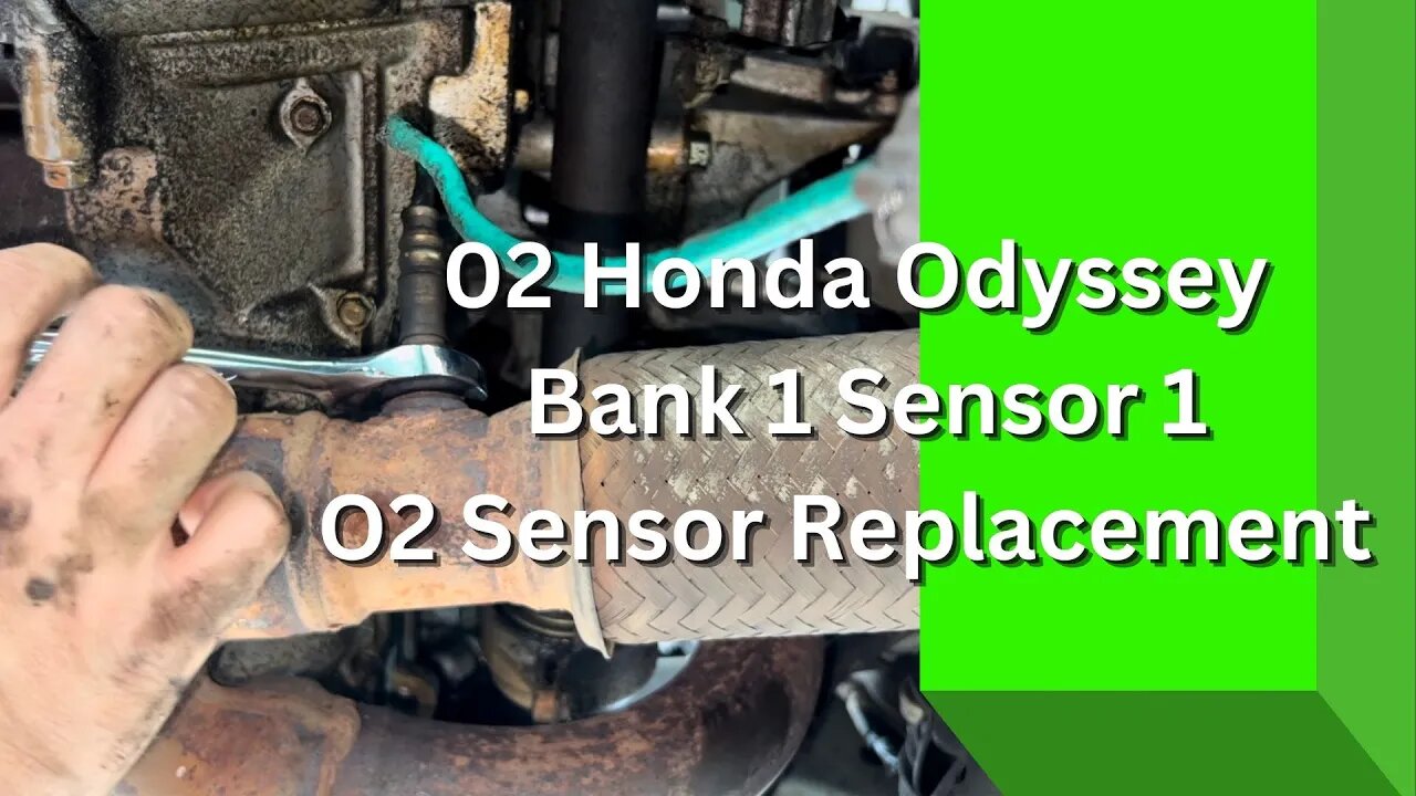 02 Honda Odyssey 3.5L Bank 1 Sensor 1 Oxygen Sensor Replacement