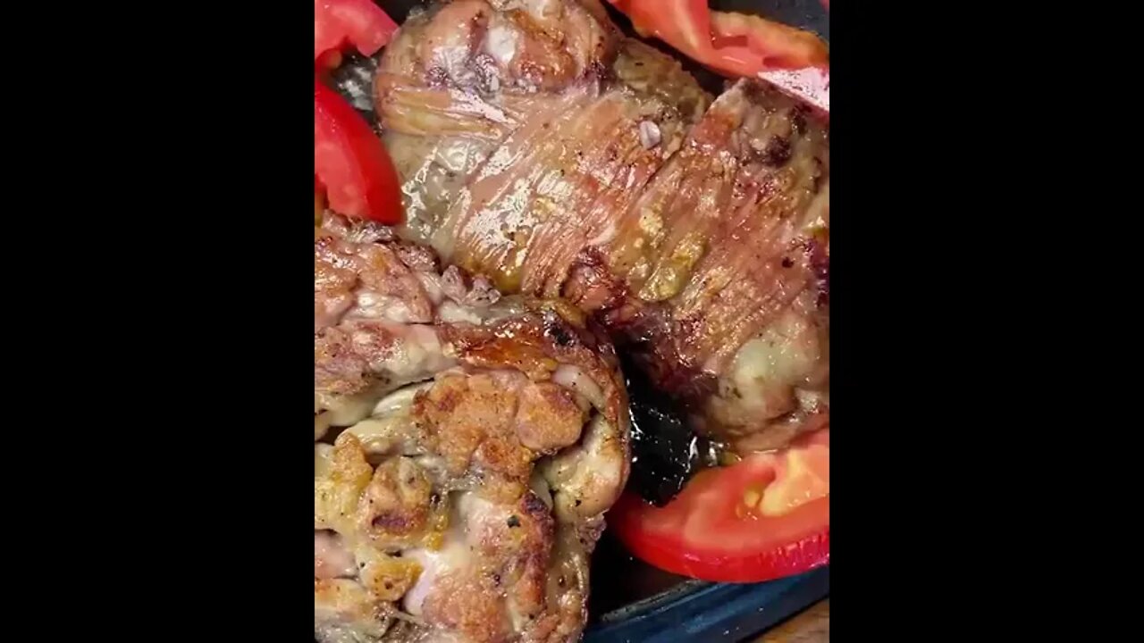 A Dish Of Beef Steak With Sizzling 😍 #ytshorts #shorts #Food #Streetfood #UpFoodReview