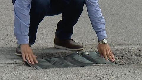 Forget the cold patch, what about a reusable, temporary fix for potholes?