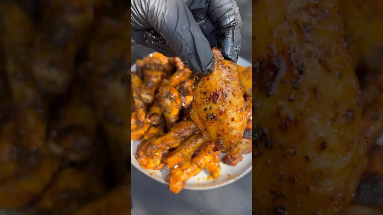 Lemon pepper chicken wings