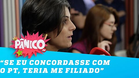 Manuela d'Ávila: 'Se eu concordasse com o PT, teria me filiado ao PT'