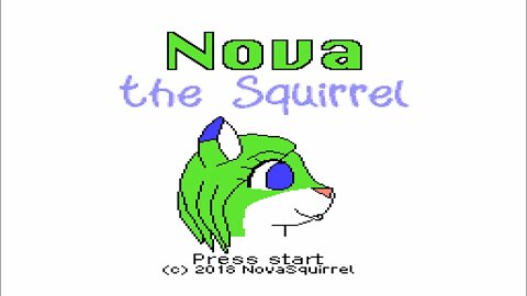 Nova the squirrel (2018) Full Game Walkthrough (with bonus levels) [NES]