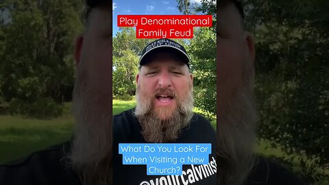 Play Denominational Family Feud in the comments and enter to win a free hat #familyfeud #cwac