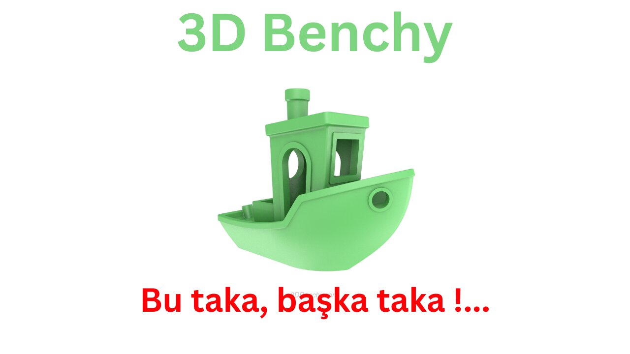 3d yazıcı test modeli