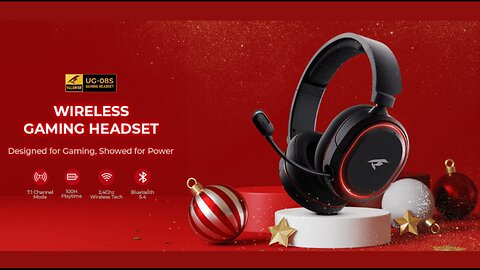 Wireless Gaming Headset, 7.1 Surround Sound