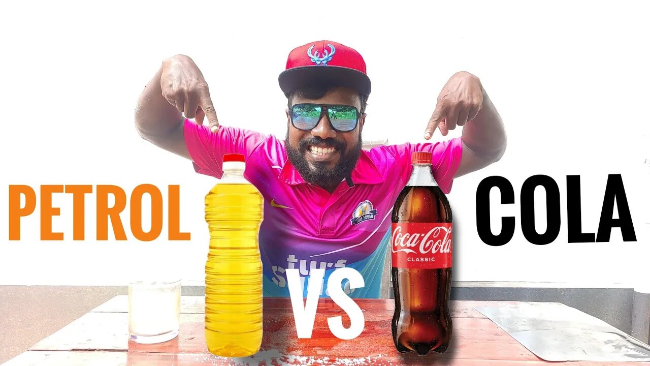 PETROL VS COCA COLA EXPERIMENT DIY