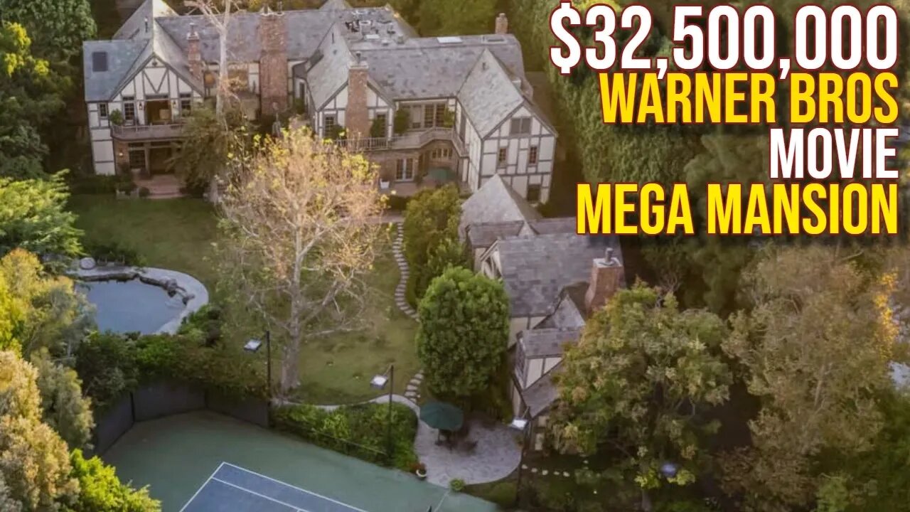 Touring $32,500,000 Warners Brothers Movie Mansion