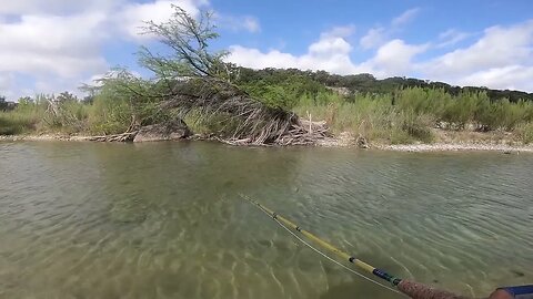 Fishing trip with my Ben’s of Holland fly rod #viral #fish #flyfishing #bass #texas #panfish #trout