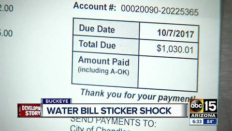 Is your water bill giving you sticker shock?