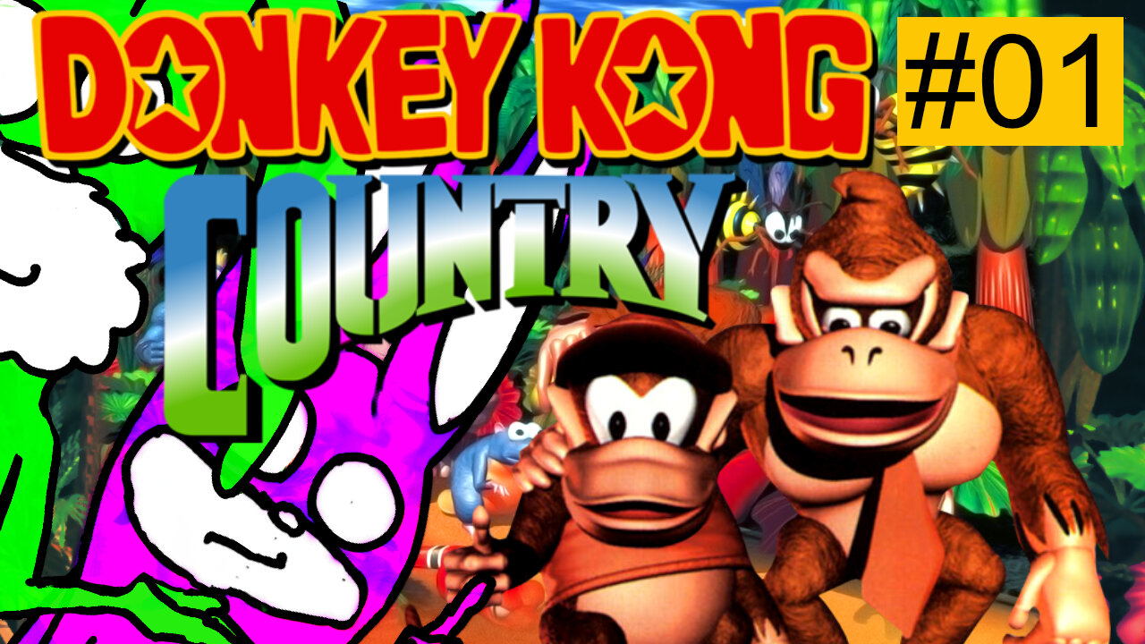 DIE GUTEN ALTEN 90er | Donkey Kong Country | mit RED & GREEN #01