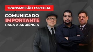 ATENÇÃO! Temos um COMUNICADO IMPORTANTE