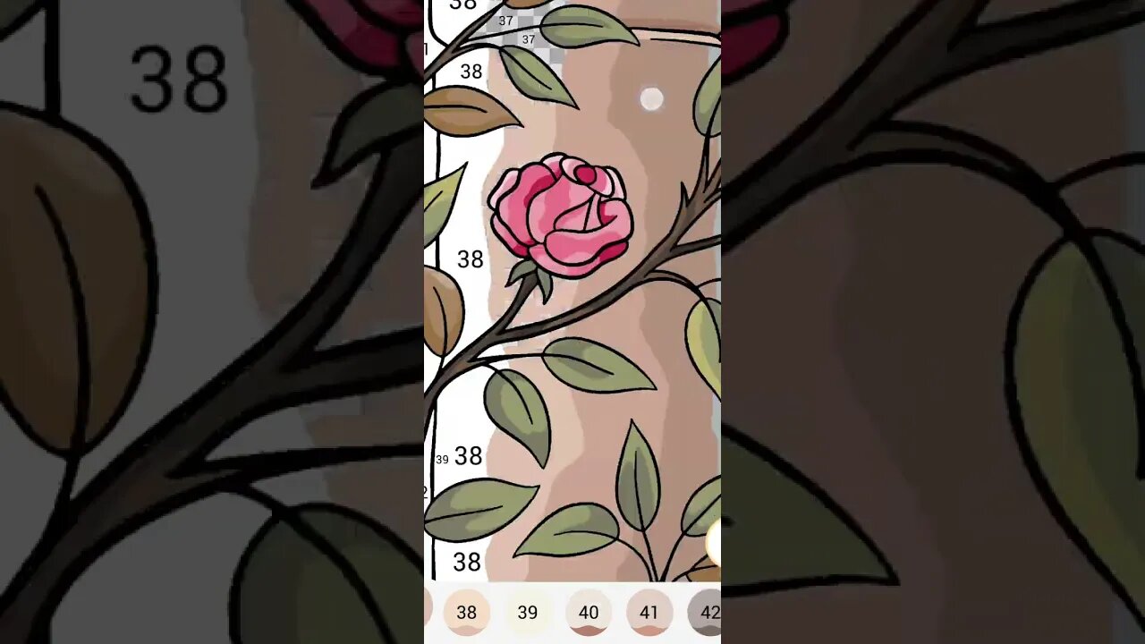 Color by number - Dreaming of Robin