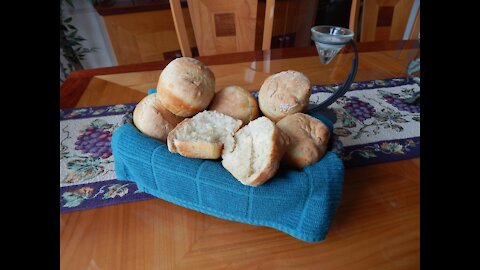 World’s Easiest Homemade Dinner Rolls (No-kneading and bakeware will shape the rolls for you.)