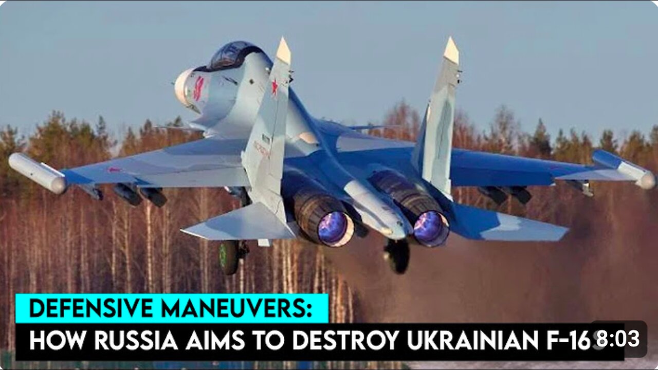 Russia's Strategic Tactics Against Ukrainian F-16 Fighter Jets