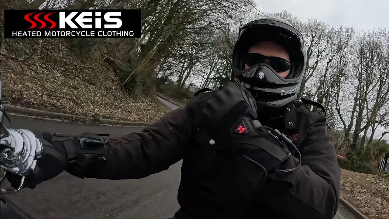 Keeping WARM while riding my Harley-Davidson DYNA in Winter - KEIS G601 Gloves & J505RP Jacket