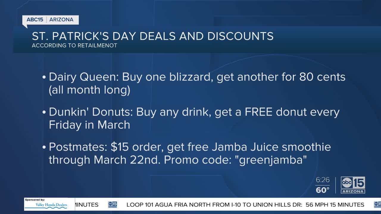 St. Patrick's Day deals around the Valley