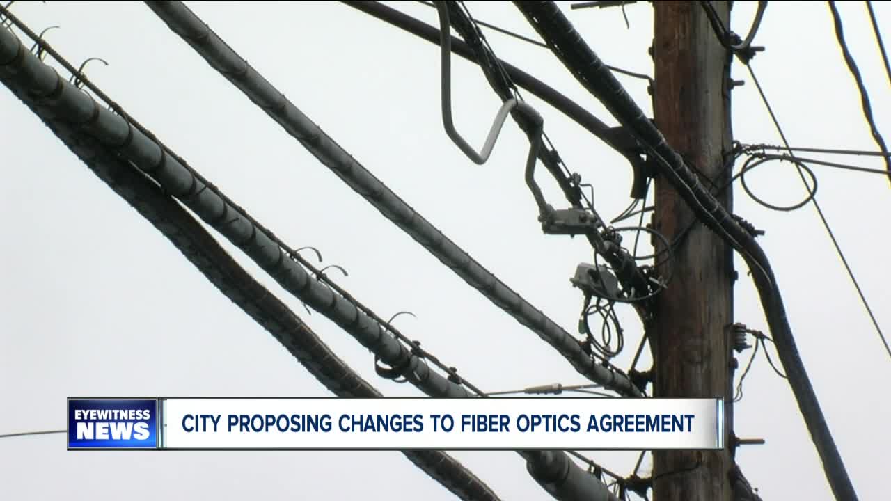 City proposing changes to fiber optics lease agreement