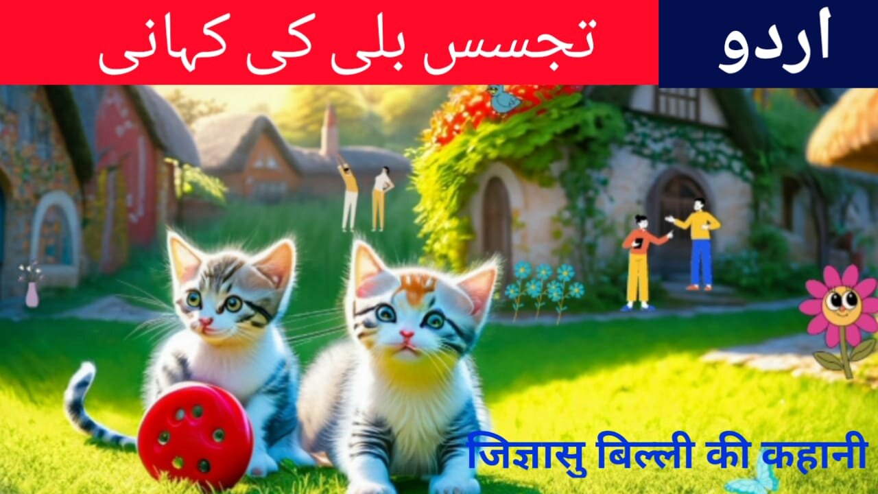 Curious Cat Story / دلچسپ بلی کی کہانی /Animated Story /YOO KOO TV