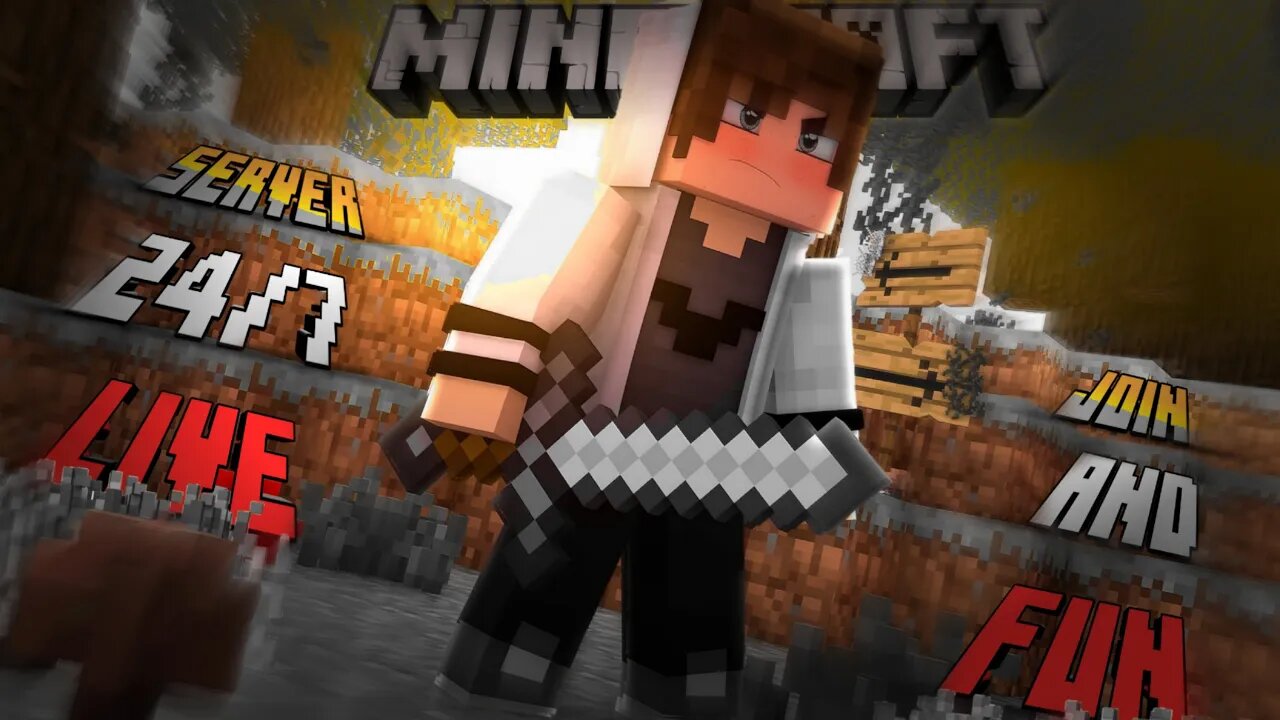 Minecraft Live SMP 24/7 Server | Join 24/7 SMP | PE + JAVA