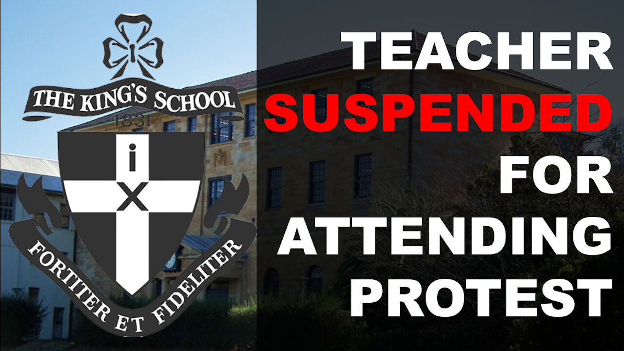 NSW teacher suspended for attending protest