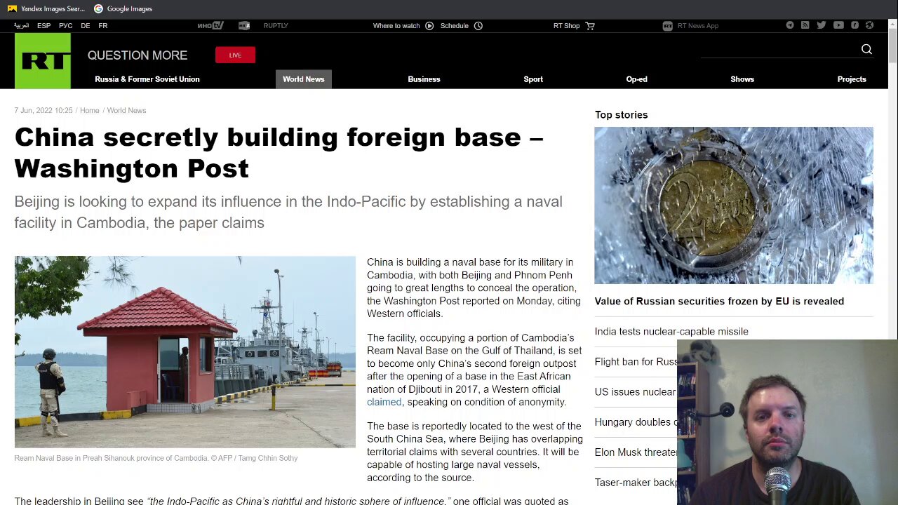 China secretly building foreign base in Cambodia