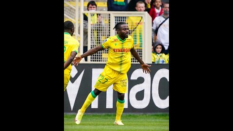 Moses Simon second league goal of the season